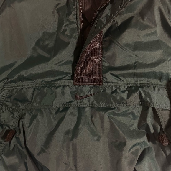 ⭐️ Vintage Nike green 1/4 Zip winter jacket - Picture 3 of 7